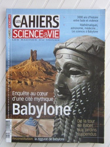 Les cahiers science vie - les, de