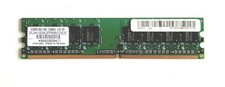 Barrette de mémoire DDR2 RAM 1 Go GU41G0ALEPR6BAC6CE