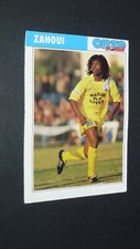 FICHE FOOTBALL ONZE MONDIAL 1989 FRANCOIS ZAHOUI SPORTING CLUB TOULON MAYOL