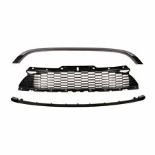 GRILLE + 2 LAME NOIR BRILLANT POUR MINI COOPER S / JCW JOHN COOPER WORKS R55 R56
