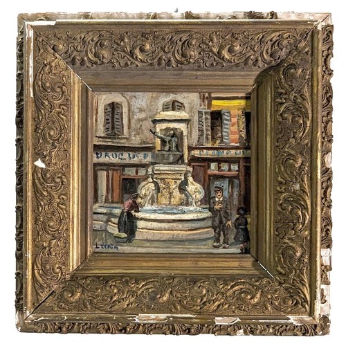 Huile sur toile par - , marcel