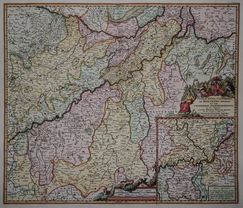 Jülich kleve berg carte - kleve,,