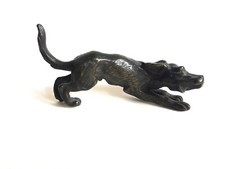 Chien Bronze De Vienne XIXème
