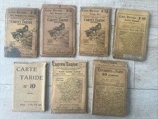 Lot 7 Carte Taride Anciennes