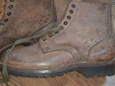 RARE BRODEQUINS MILITAIRES ANCIENS GUERRE ALGERIE 1955