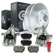 2x Étrier Disques de Frein Plaquettes Arrière pour Nissan Opel Vivaro Renault