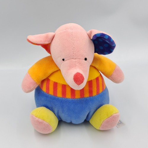Doudou boule éléphant - , bleu