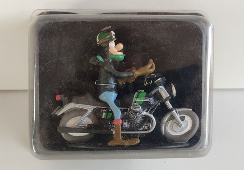 Figurine moto résine joe - figurine,