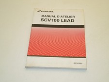 Revue technique / manuel atelier HONDA LEAD 100 SCV de 2003