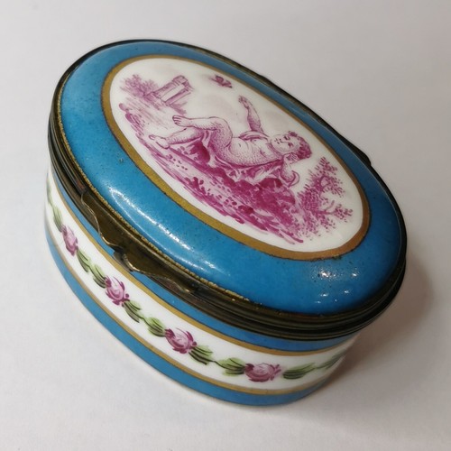 Antique box porcelain - , sevres