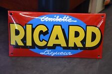 Plaque émaillée RICARD