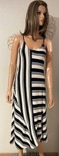 Robe longue noire écrue MANGO