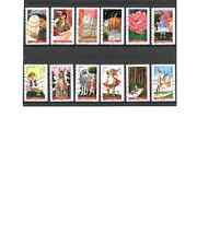 FRANCE 2021. CONTES MERVEILLEUX. SERIE COMPLETE DE 12 TIMBRES AUTOADHE OBLITERES