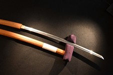 Katana épée ancienne japonaise 63,0 cm lame Mumei Muromachi période shirasaya