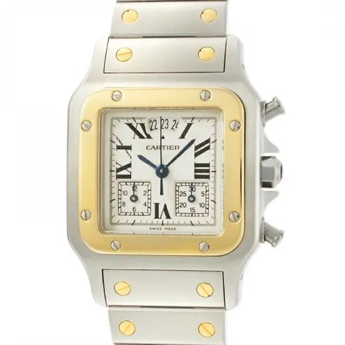 Cartier santos galbée - santos, chrono