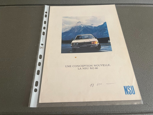 Ancien dépliant brochure - ancien,