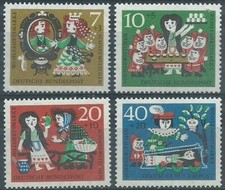 ALLEMAGNE RFA : SERIE 1962 "BLANCHE NEIGE" neuve 1er choix.