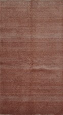 Rouille Laine Contemporain Zone Tapis 5x8 pour Moderne Intérieurs Fait à la Main
