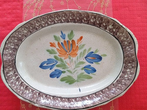 Grand plat faience de - grand,