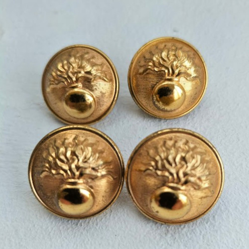 Lot boutons dorés - lot, a