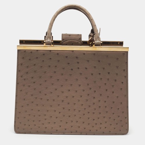 Sac cuir autruche - sac, en