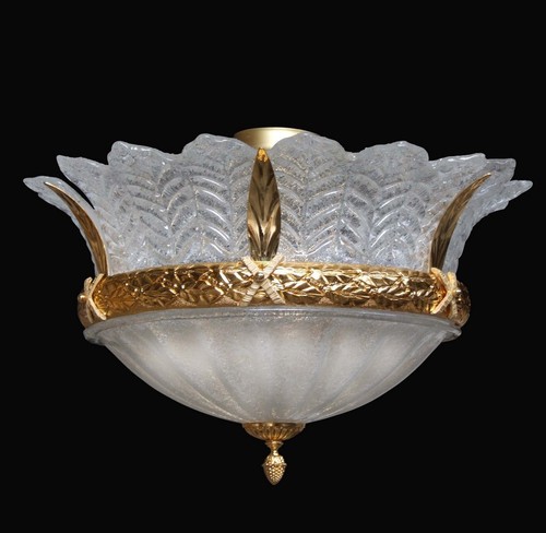 Plafonnier murano lumières - plafonnier,