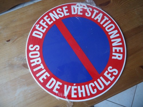 Panneau stationnement - panneau, de