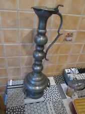 Ancienne  aiguière en étain