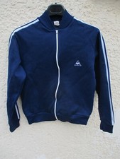 Veste LE COQ SPORTIF vintage années 70 bleu sport tracktop jacket jacke 16 ans