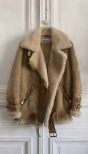 acne studios manteau velocite shearling