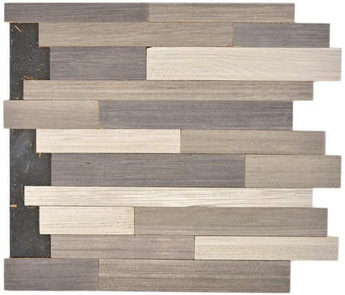 Mosaïque bois gris - mosaïque,