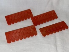 Playmobil 4 Finitions De Toit Maison Château 3441 3448 3450 3455