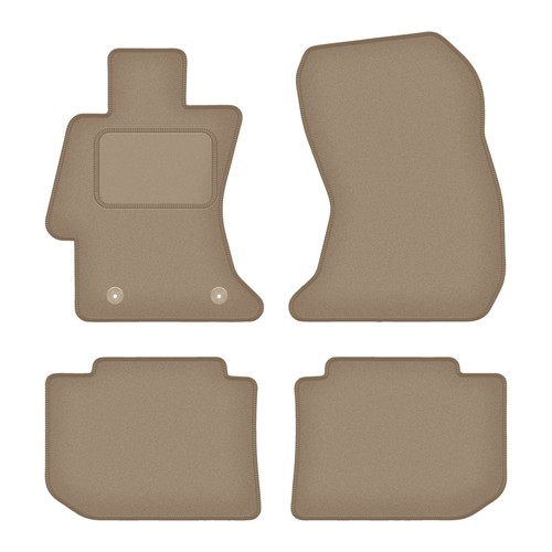 Tapis sol velours beige - tapis,