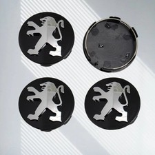 Pack de 4 Logos Peugeot 60 mm