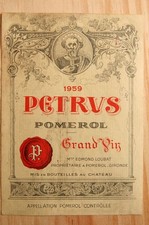 Étiquette Grand Vin Pomerol