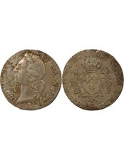 France Béarn, Louis XV - Ecu Argent, au Bandeau - 1762 Pau