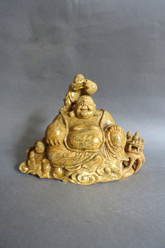 Bouddha rieur milefo dragon - bouddha, milefo,