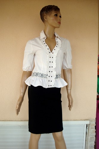 Chemisier morgan a jabot - chemisier, *