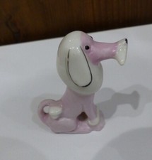  ANCIENNE STATUE PORCELAINE ART DECO CHIEN  dans le gout de ROBJ ?