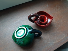 Rare deux bougeoirs vallauris - bougeoirs,