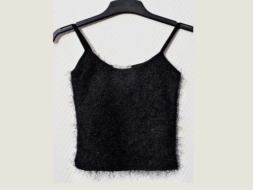 Top tee shirt noir à - tee,