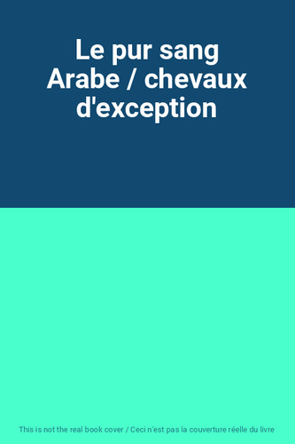 Pur sang arabe chevaux - arabe, /