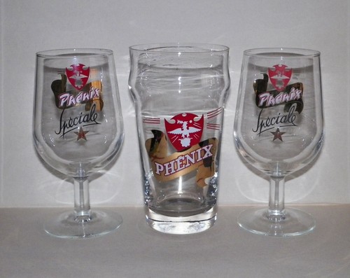 Verres bière phénix de - 3,