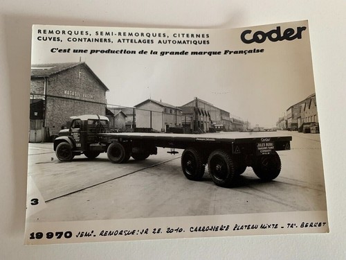 Ancienne photo camion - photo, berliet