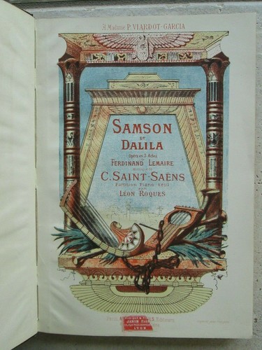 Saint saens samson - saint-saens,