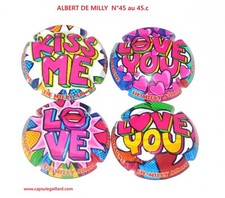 Série 4  Capsules de champagne - ALBERT DE MILLY  N°45 au 45.c