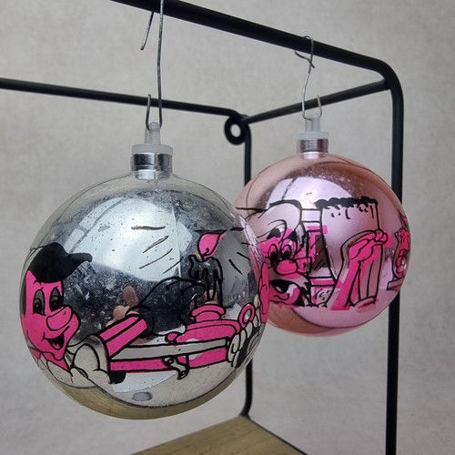 Lot boules noël vintage - boules,