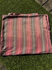 Panneau tissu français issu d'un rideau vintage 1920 Shabby Chic textile ancien