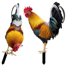  2 Pcs Décoration Coq Art De