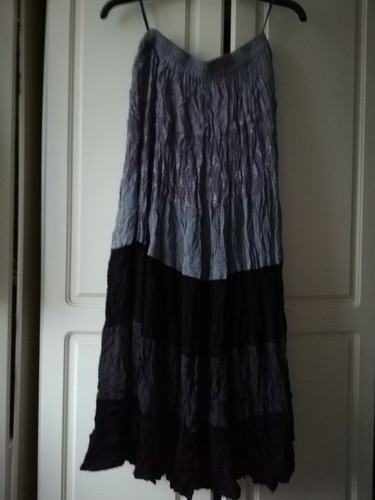 Jupe grise noire par - 10/12,